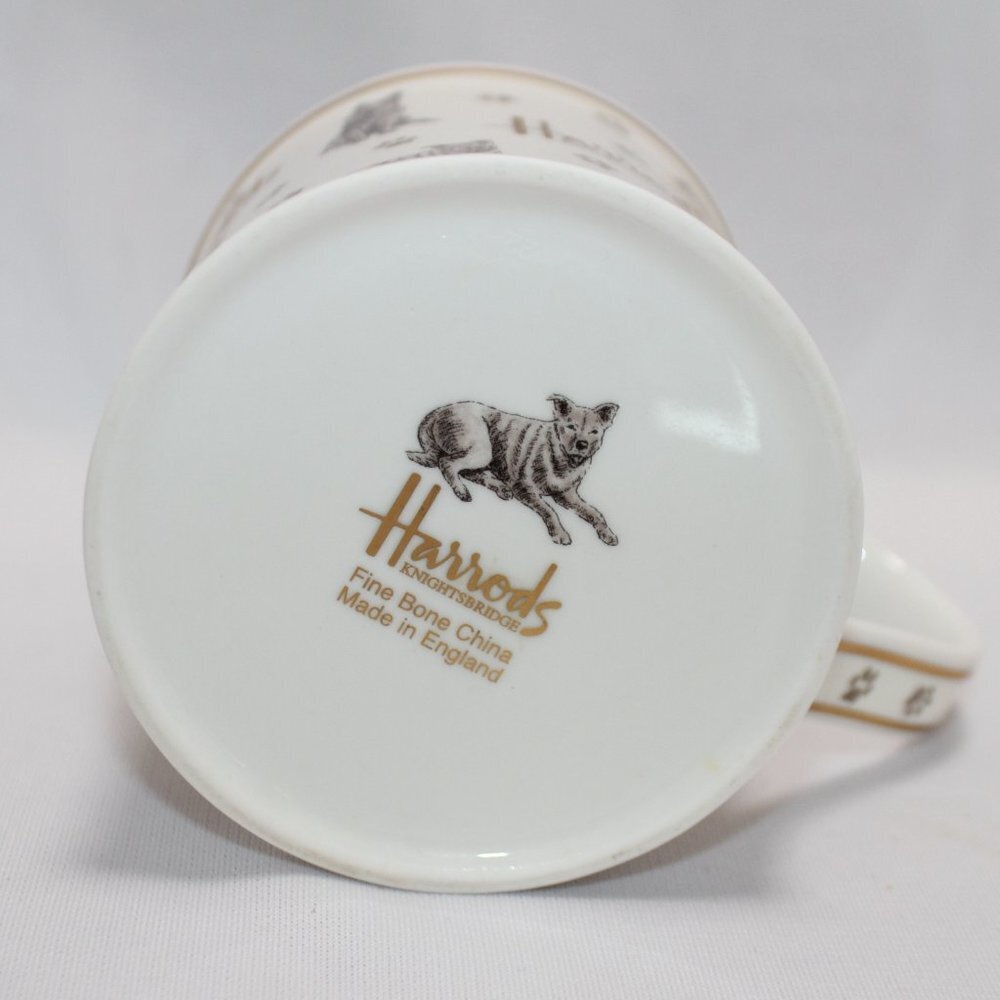 Harrods Teacup w/Large Dog Breeds Knightbridge Fine Bone China Made in England - Picture 5 of 11